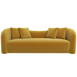 Mason - Mid Century Modern Luxury Tight Back Curvy Couch