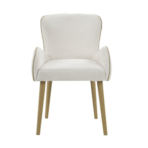 Qwin - Boucle Side Chair (Set of 2) - Beige