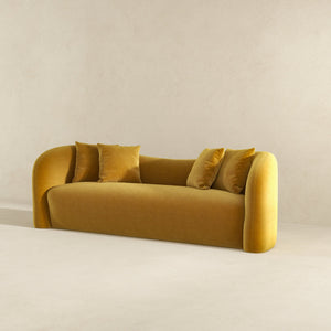 Mason - Mid Century Modern Luxury Tight Back Curvy Couch