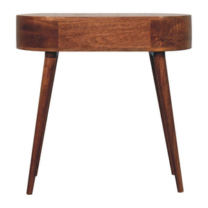 Rounded Wood Table