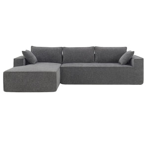 Free Combination Minimalist Style Modular Sectional, Wrinkle Resistant Couch Set L Shaped Compressed Sofa For Living Room