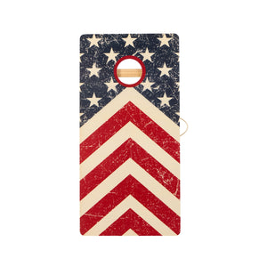 4X2 Ft Large Size Cornhole Board (Set of 2), Outdoor Game Board Set With 8 Bean Bags, Perfect For Lawn, Backyard, Beach, Park - Blue / White / Red