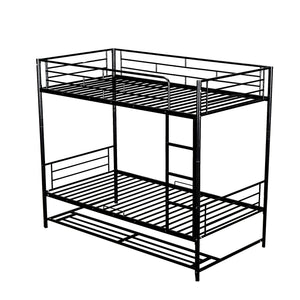 Metal Bunk Bed & Shelf And Guardrails