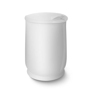 Luxury Bucket Towel Warmers, Large Towel Warmers For The Bathroom, Fits Up To 2 Oversized Towels - White