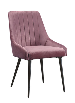 Riley - Side Chair (Set of 2) - Pink / Black