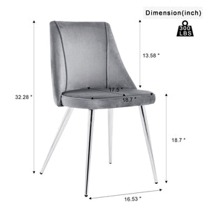Modern Velvet Dining Chair