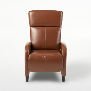 Wide Push Back Standard Recliner - Hazelnut