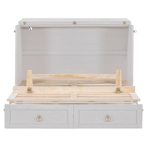 Murphy Bed With Large Drawers And Stylish Design