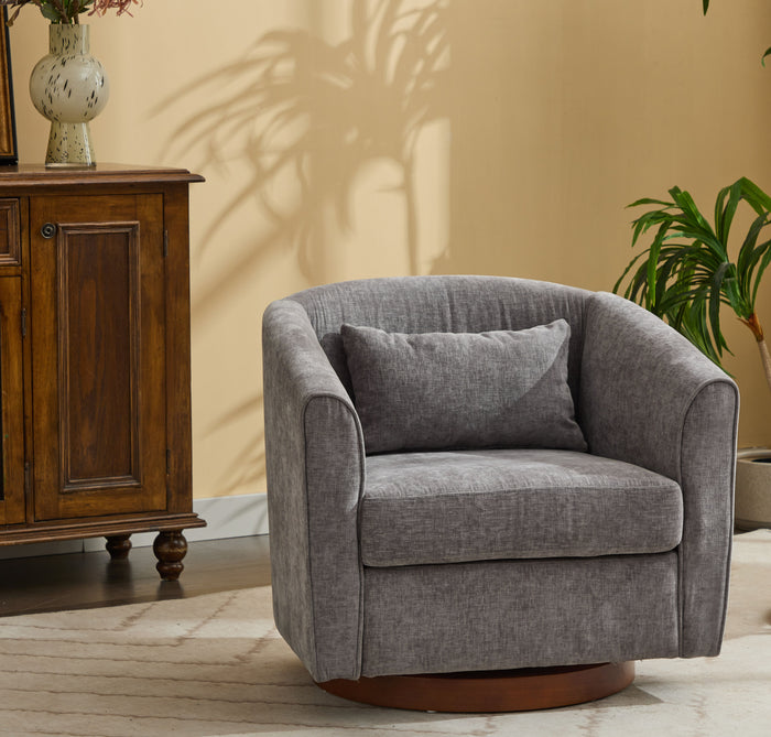 Swivel Accent Chair For Living Room, Sofa Chairs With Base Side For Living Room