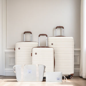 5 Piece Set Hardshell Carry On Luggage Set With Tsa Lock