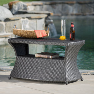 Berkeley - Chaise Lounge Side Table - Gray