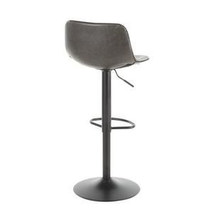 Duke - Industrial Adjustable Barstool (Set of 2)