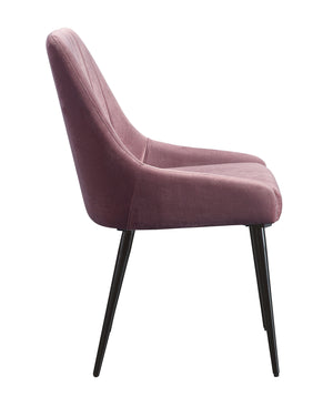 Riley - Side Chair (Set of 2) - Pink / Black