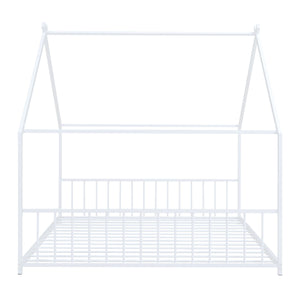 Metal House Bed