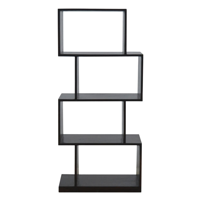 Zig Zag Display Unit - Antique Brown