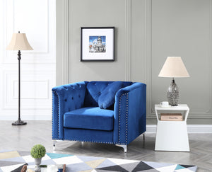 Contemporary Sloped Arm Chair