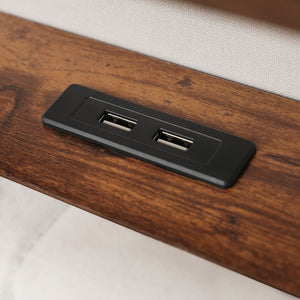 Upholstered Platform Bed With A Hydraulic Storage System, LED And USB Charging (Without Mattress)