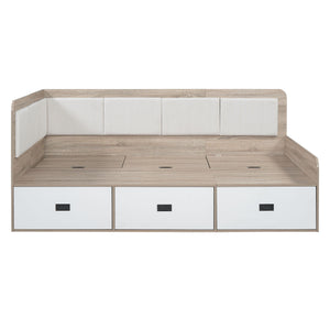 Daybed With 3 Drawers And 3 Storage Compartments