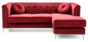 Pompano - Micro Suede Sofa Chaise