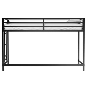 Adam - Junior Twin Loft Bunk - Black