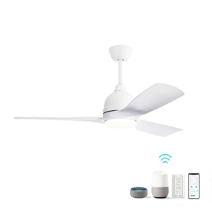 Modern Ceiling Fan 6 Speed Remote Control Dimmable Reversible DC Motor With Light And Smart App Control