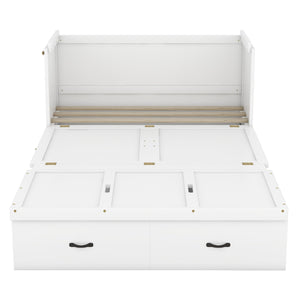 Murphy Bed With USB Port And A Large Drawer