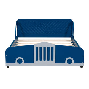 Car Shaped Platform Bed With Wheels
