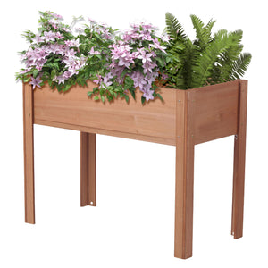Raised Garden Bed With Legs, Elevated Planter Box For Outdoor Plants