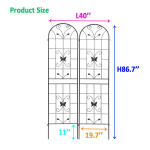 Garden Metal Trellis Rustproof Trellis For Climbing Plants Outdoor Flower Support