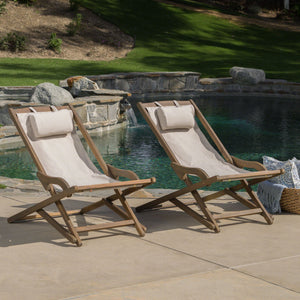 Arcadia - Outdoor Sling Chair With Pillow