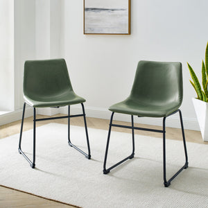 Industrial Dining Chairs (Set of 2)