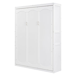 Murphy Wall Bed With Shelves, Space Saving
