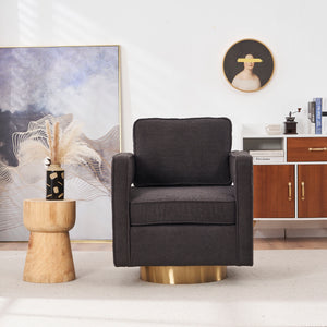 Swivel Barrel Chair 360 Degree Swivel Club Modern Accent Single Sofa Chair