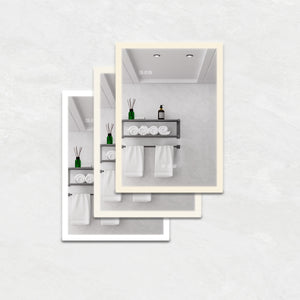 Bathroom Medicine Cabinet With Lights, LED Medicine Cabinet With Mirror, Lighted Medicine Cabinet With Defogger