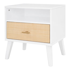 Bed Frame With 2 Nightstands Elegant Design With Lamps
