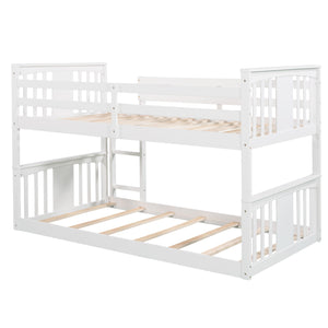 Guardrails Bunk Bed With Ladder