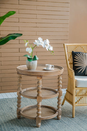 Round 3 Tiered Side Tabel, End Tabel For Lving Room Bedroom Entryway
