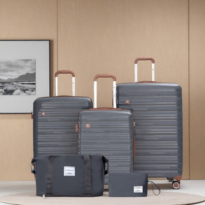 5 Piece Set Hardshell Carry On Luggage Set With Tsa Lock