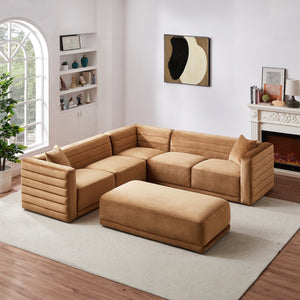 Solo - Corner Sectional Sofa With Ottoman