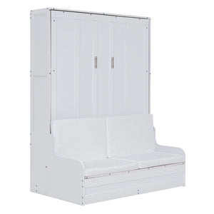 Murphy Wall Bed With Cushion, Space Saving Design, And Construction