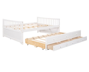 Twin Size Daybed With Trundle And Drawers