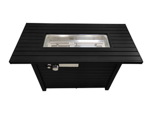 Outdoor Fire Pit Table With Lid Fuel Versatility
