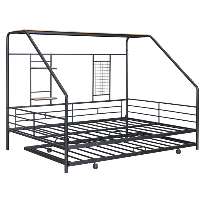 Playhouse Design Bed With Trundle