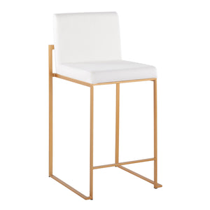 Fuji - Contemporary High Back Stylish Counter Stool