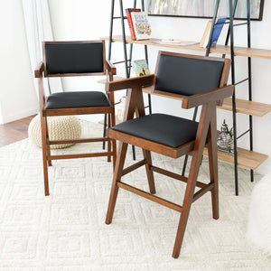 Athena - Counter Chair - Black / Brown