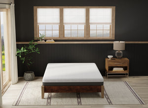 Pur Chill - 8" Short Queen Firm Mattress With Phase Change Cooling Fabric - White / Gray