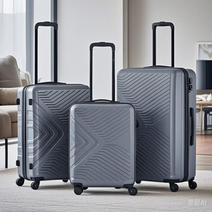 3 Piece Luggage Sets Lightweight Suitcase With Two Hooks, Spinner Wheels, Tsa Lock, Durable Hard Shell