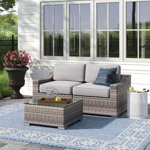 Stylish Sofa Seating Group With Cushions Perfect For Outdoor Gatherings