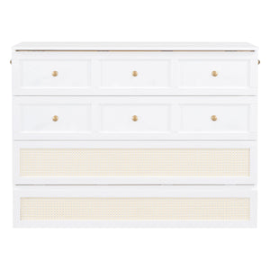 Murphy Bed With Large Drawers, Space Saving Design