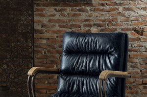Harith - Retro Top Grain Leather Office Chair